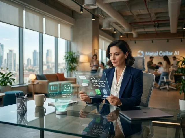 2026'da Müşteri Deneyiminde Devrim: AI WhatsApp Yazışma Agent'ları ve Voice AI ile Operasyonel Mükemmellik 2026'da Müşteri Deneyiminde Devrim: AI WhatsApp Yazışma Agent'ları ve Voice AI ile Operasyonel Mükemmellik - Metal Collar AI