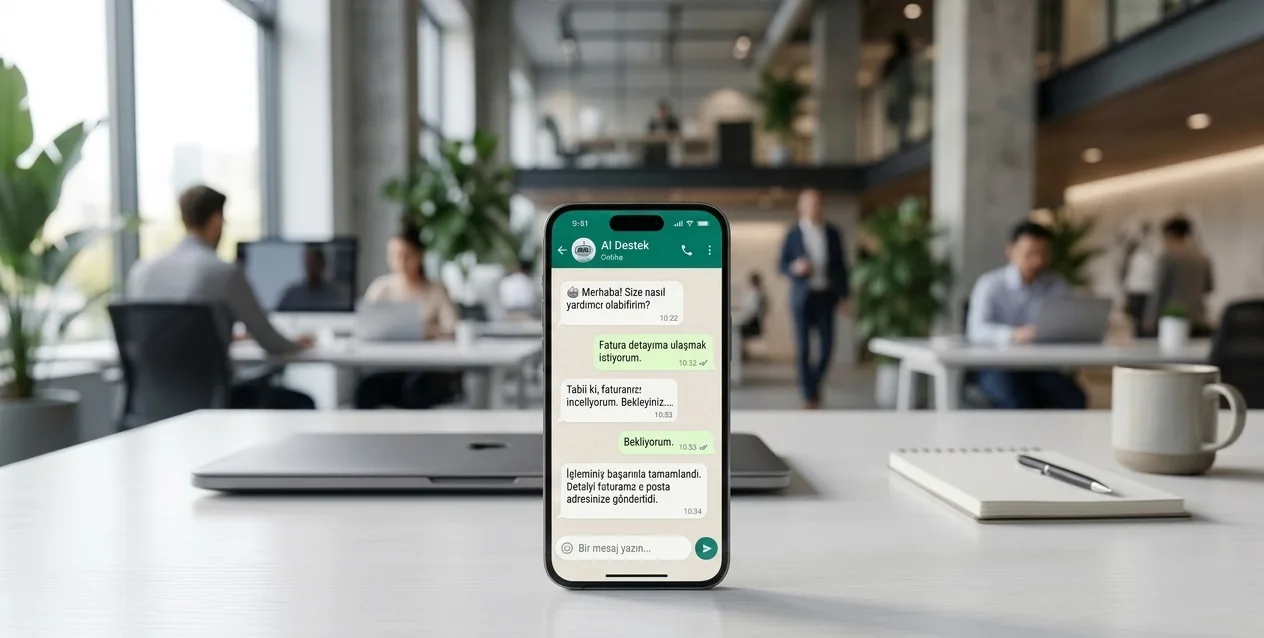 WhatsApp Yazışma Agent ile Müşteri Bekleme Sürelerini 'Sıfıra' İndirmenin Yolları WhatsApp Yazışma Agent ile Müşteri Bekleme Sürelerini 'Sıfıra' İndirmenin Yolları - Metal Collar AI