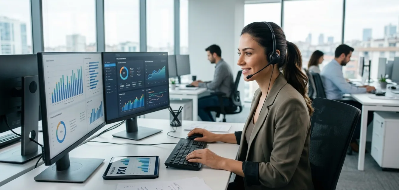 AI Çağrı Merkezi ROI Hesaplama: Yatırım Getirinizi Nasıl Maksimize Edersiniz? AI Çağrı Merkezi ROI Hesaplama: Yatırım Getirinizi Nasıl Maksimize Edersiniz? - Metal Collar AI