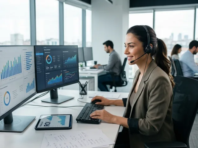 AI Çağrı Merkezi ROI Hesaplama: Yatırım Getirinizi Nasıl Maksimize Edersiniz? AI Çağrı Merkezi ROI Hesaplama: Yatırım Getirinizi Nasıl Maksimize Edersiniz? - Metal Collar AI